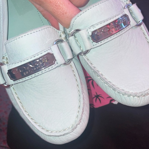 Coach Mint Leather Loafers - Picture 11 of 11